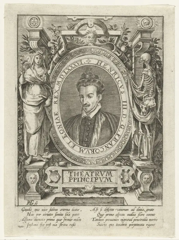Theatrum Principium Wall Art by Hieronymus Wierix - High-Resolution Digital Print