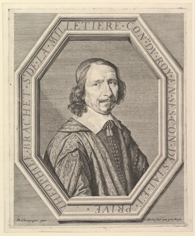 Theophile Brachet de la Milletiere, conseiller du roi Wall Art by Jean Morin - High-Resolution Digital Print