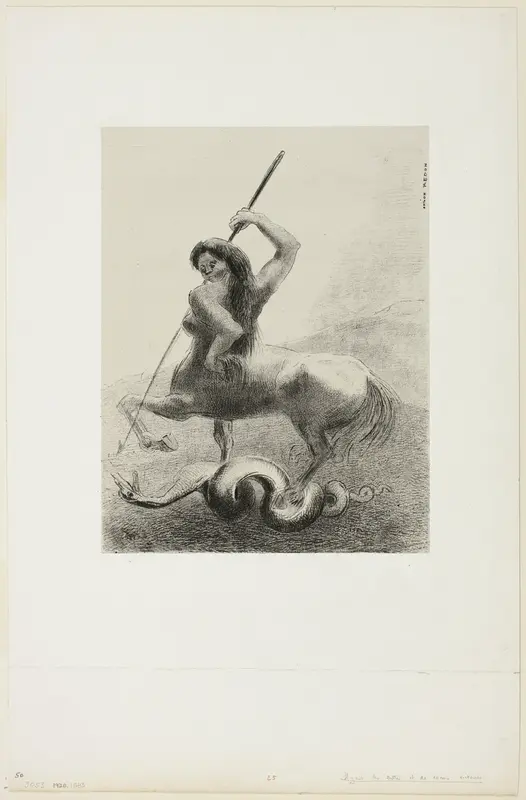 There Were Struggles and Vain Victories, plate 6 of 8 from "Les Origines"