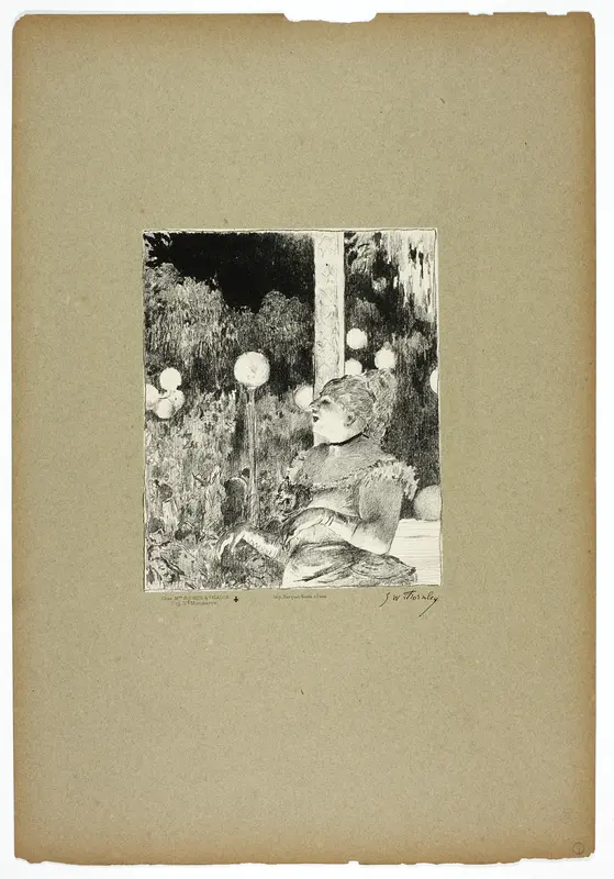 Thérésa Valdon, singing the 'Song of the Dog'