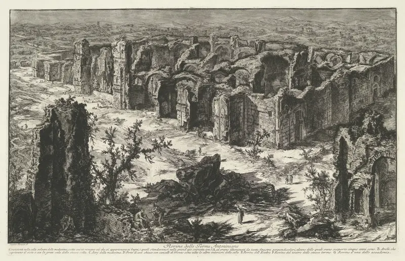 Thermen van Caracalla te Rome Wall Art by Unknown - High-Resolution Digital Print