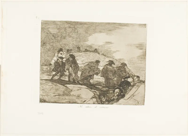They Do Not Know the Way, plate 70 from The Disasters of War