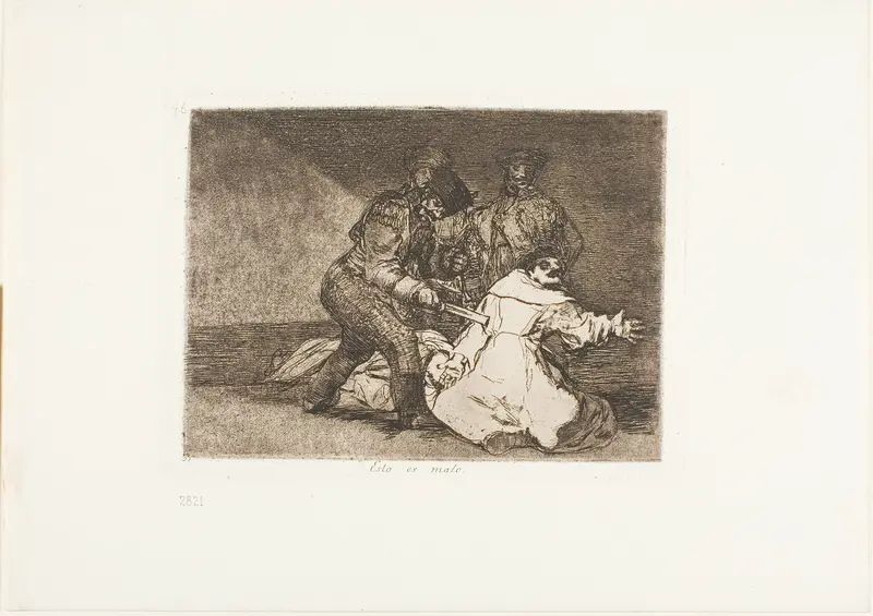 This is Bad, plate 46 from The Disasters of War