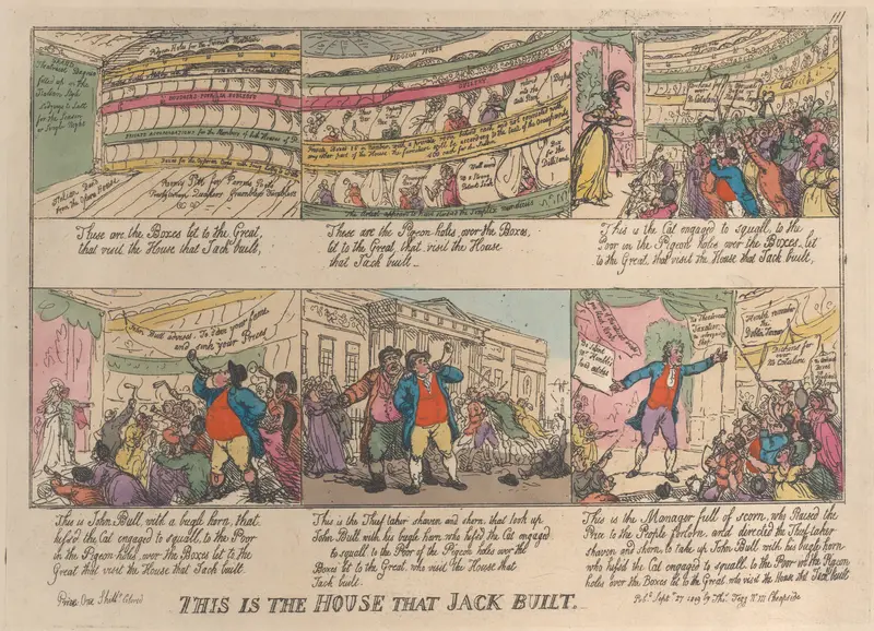 This is the House that Jack Built Wall Art by Thomas Rowlandson - High-Resolution Digital Print
