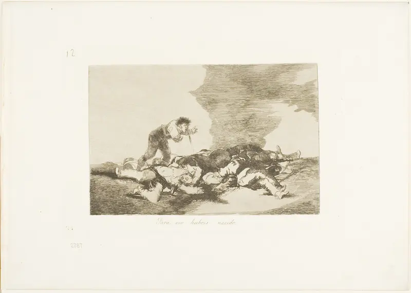 This is What You Were Born For, plate twelve from The Disasters of War