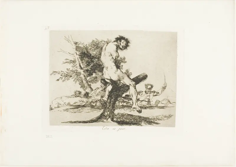This is Worse, plate 37 from The Disasters of War