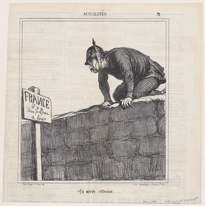 This requires some thought, from "News of the Day" Wall Art by Honoré Daumier - High-Resolution Digital Print