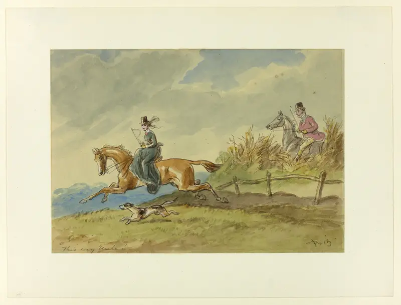 This Way Uncle Wall Art by Hablot Knight Browne - High-Resolution Digital Print