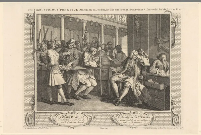 Thomas Idle wordt voor Francis Goodchild gebracht, die wethouder van Londen is Wall Art by Unknown - High-Resolution Digital Print