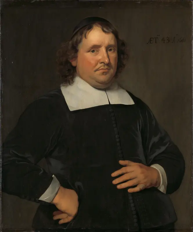 Thomas Pots (1618-1689). Predikant te Vlissingen Wall Art by Hendrick Berckman - High-Resolution Digital Print