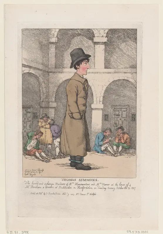 Thomas Simmons Wall Art by Thomas Rowlandson - High-Resolution Digital Print