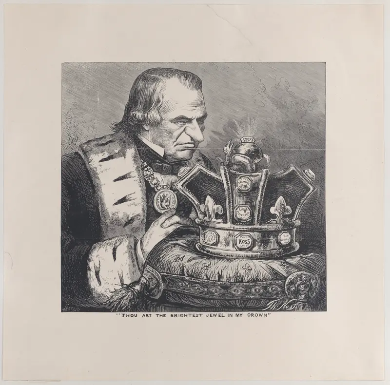 Thou Art the Brightest Jewel in My Crown Wall Art by Thomas Nast - High-Resolution Digital Print