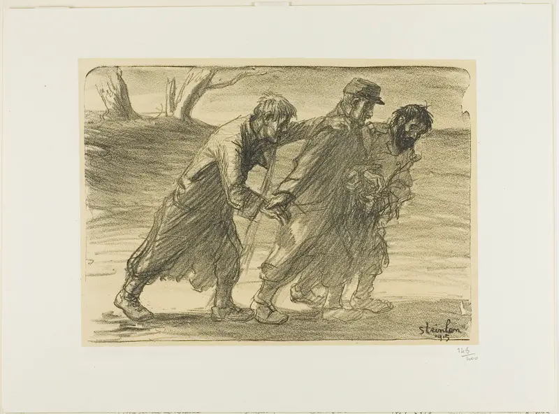 Three Comrades, plate five from Actualités