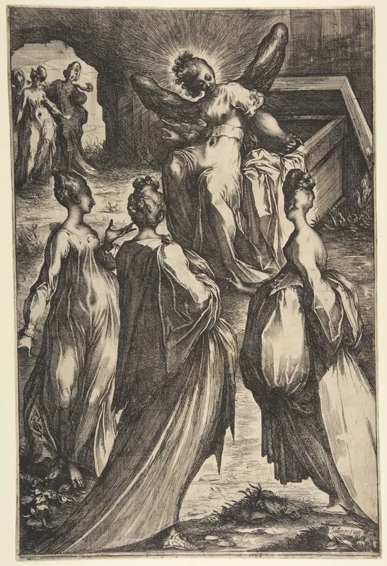 Three Marys at the Tomb