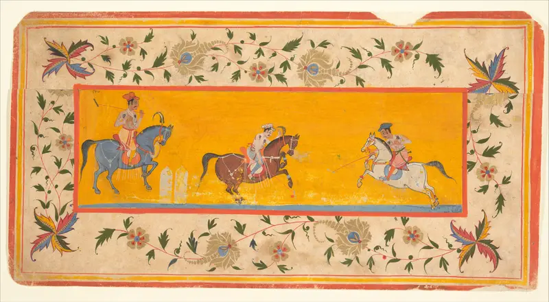 Three Polo Players Wall Art by Unknown - High-Resolution Digital Print