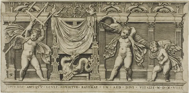 Throne of Neptune Wall Art by Marco Dente da Ravenna - High-Resolution Digital Print