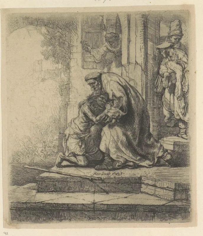 Thuiskomst van de verloren zoon Wall Art by Henry Louis Basan - High-Resolution Digital Print