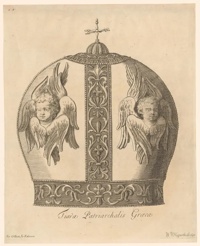 Tiara met serafijnen Wall Art by Unknown - High-Resolution Digital Print