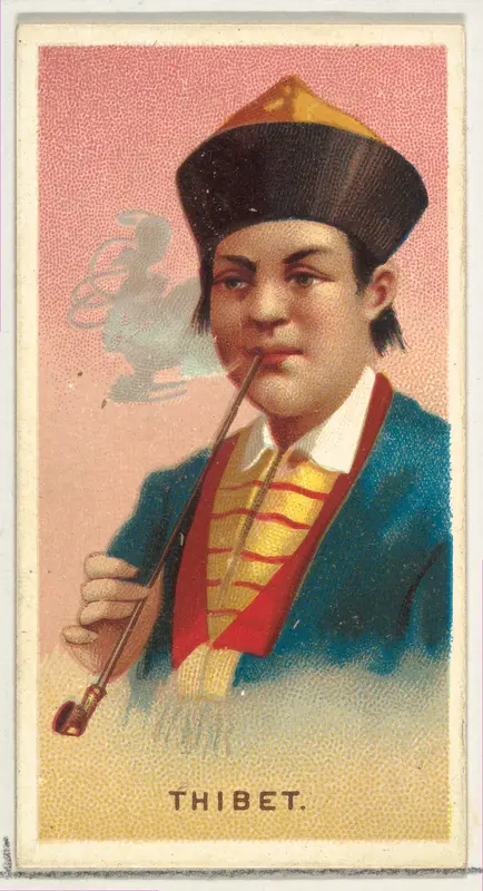 Tibet, from World's Smokers series (N33) for Allen & Ginter Cigarettes Wall Art by Allen & Ginter - High-Resolution Digital Print