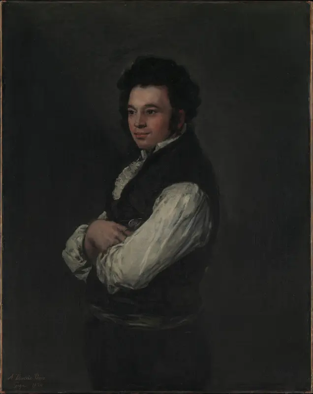Tiburcio Pérez y Cuervo (1785/86–1841), the Architect Wall Art by Goya (Francisco de Goya y Lucientes) - High-Resolution Digital Print