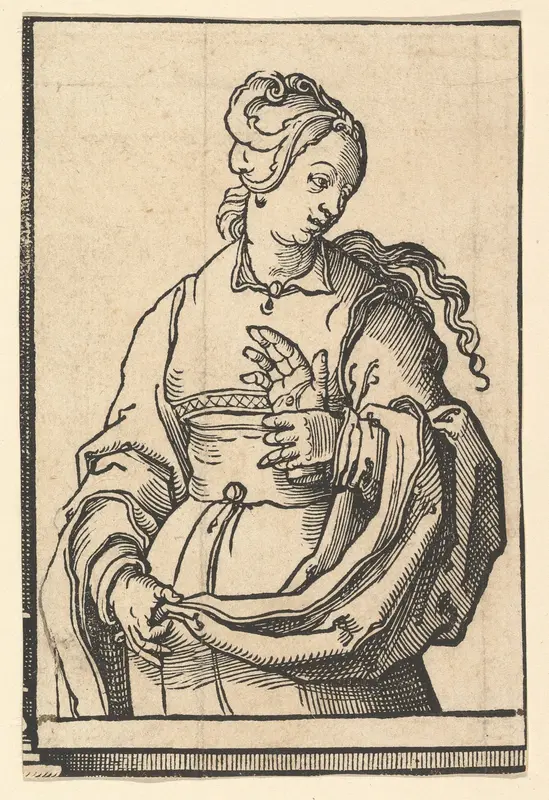 Tiburtine Sibyl, from the series of Sibyls Wall Art by Lucas van Leyden - High-Resolution Digital Print