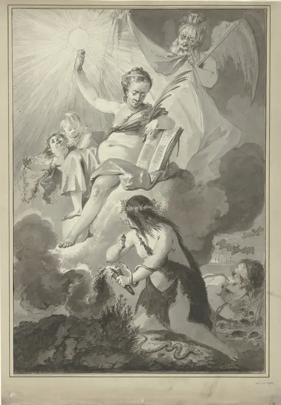 Tijd onthult de Waarheid Wall Art by Unknown - High-Resolution Digital Print
