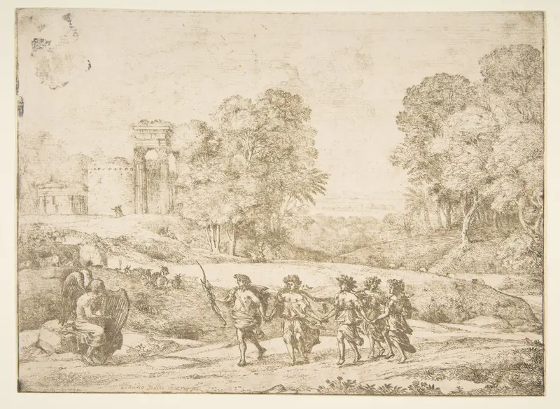 Time, Apollo and the Seasons Wall Art by Claude Lorrain (Claude Gellée) - High-Resolution Digital Print
