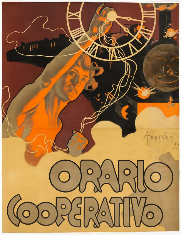 Time Cooperative Wall Art by Adolf Hohenstein - High-Resolution Digital Print