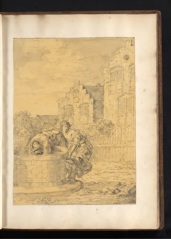 Timoclea gooit haar verkrachter in een put Wall Art by Leonaert Bramer - High-Resolution Digital Print