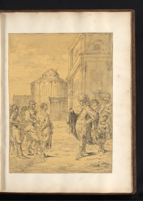 Timoclea wordt voor Alexander de Grote gebracht Wall Art by Leonaert Bramer - High-Resolution Digital Print