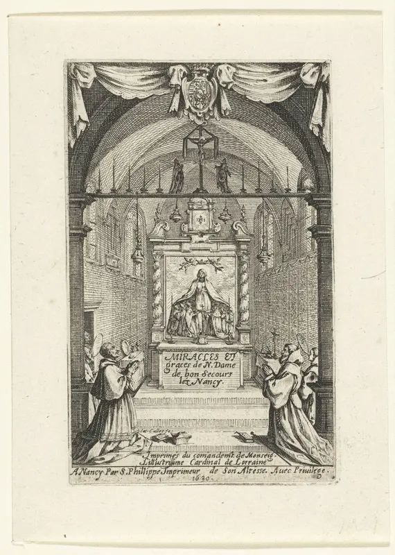 Titelblad voor 'Miracles et grâces de Notre-Dame de Bonsecours-les-Nancy' Wall Art by Unknown - High-Resolution Digital Print