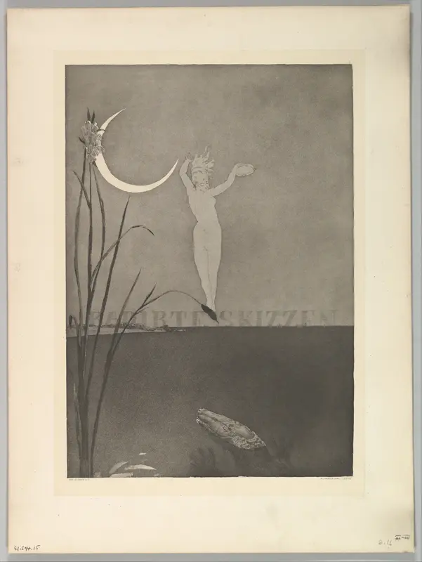 Titelblatt, from the series "Radierte Skizzen" Wall Art by Max Klinger - High-Resolution Digital Print