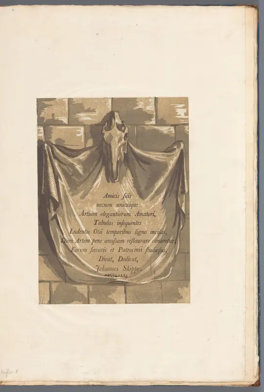 Titelprent van de serie clair-obscur houtsneden Wall Art by Unknown - High-Resolution Digital Print