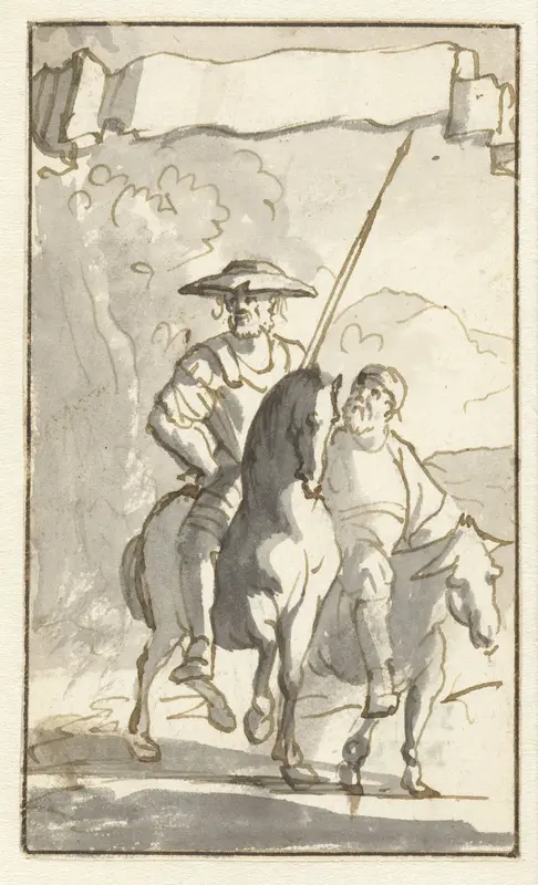 Titelprent van Don Quichotte Wall Art by Caspar Luyken - High-Resolution Digital Print