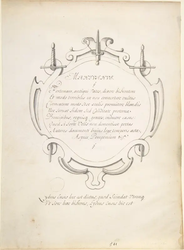 Title Page Wall Art by Anonymous, Italian, 19th century - High-Resolution Digital Print
