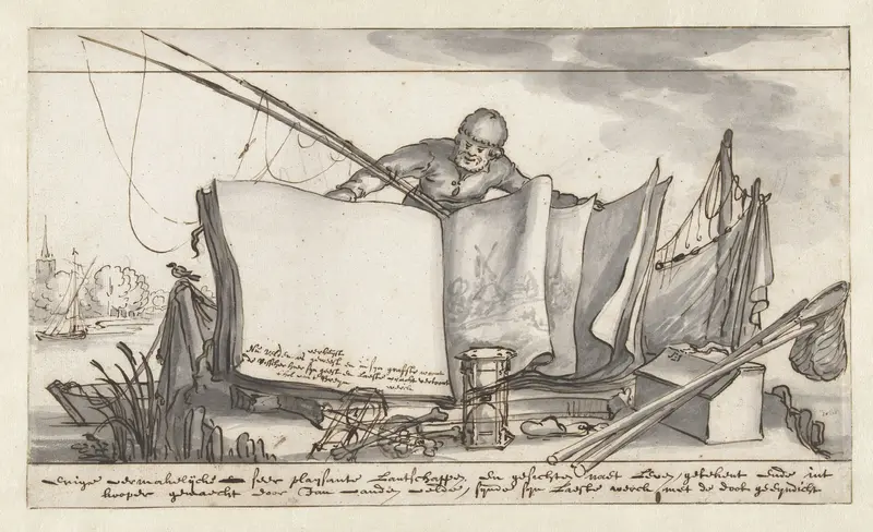 Title Page Design for Playsante landschappen Wall Art by Claes Jansz. Visscher (II) - High-Resolution Digital Print