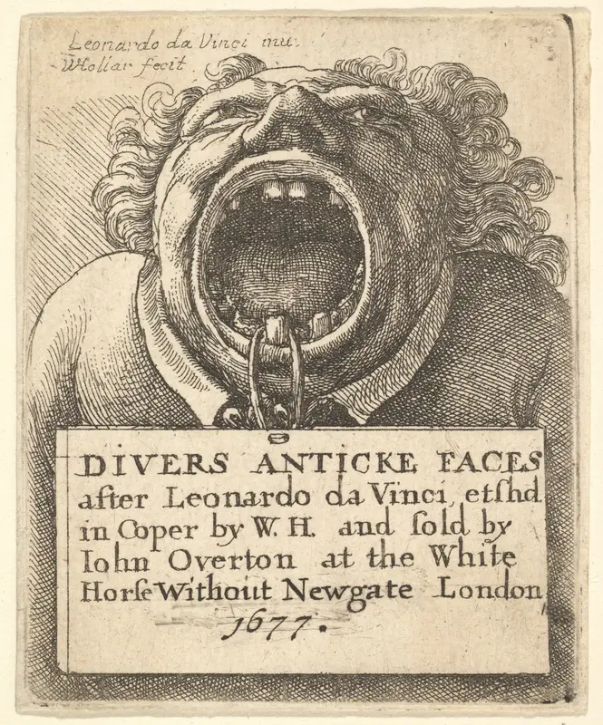 Title Page, Divers Anticke Faces Wall Art by Wenceslaus Hollar - High-Resolution Digital Print