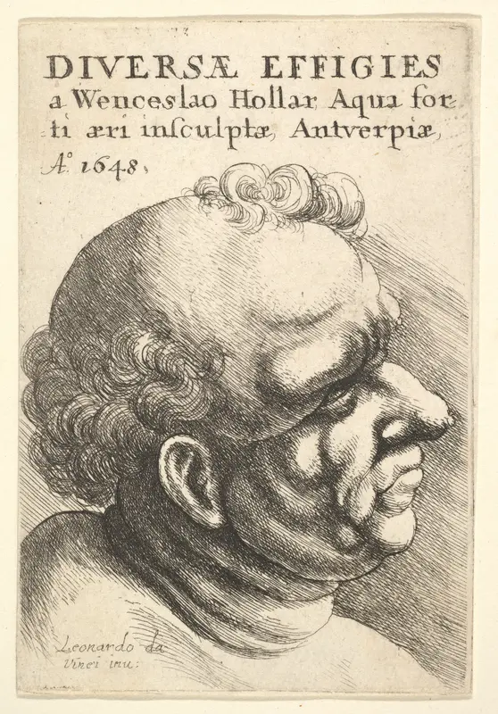 Title Page, Diversae Effigies Wall Art by Wenceslaus Hollar - High-Resolution Digital Print