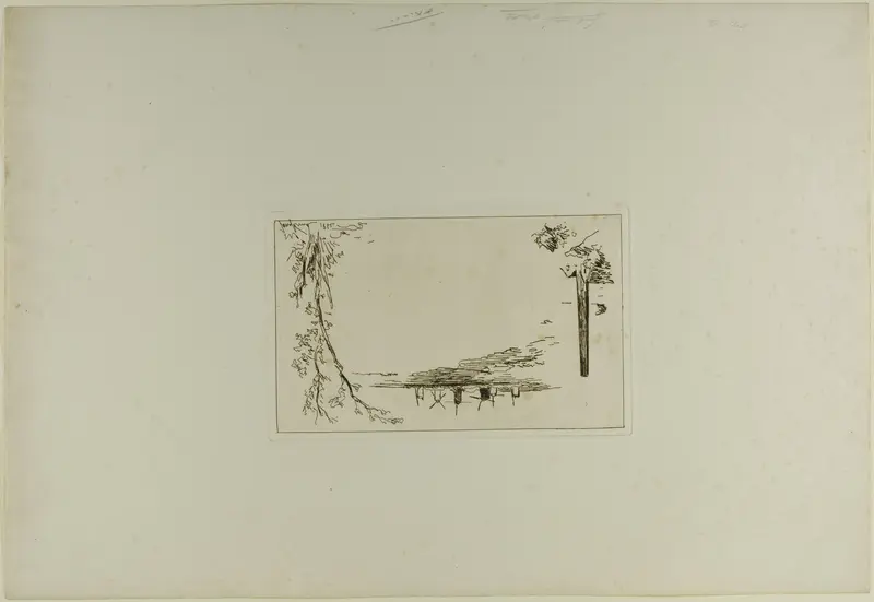 Title Page, from Cahier de six eaux-fortes, vues de Hollande Wall Art by Johan Barthold Jongkind - High-Resolution Digital Print