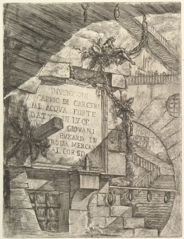 Title Page, from "Carceri d'invenzione" (Imaginary Prisons)