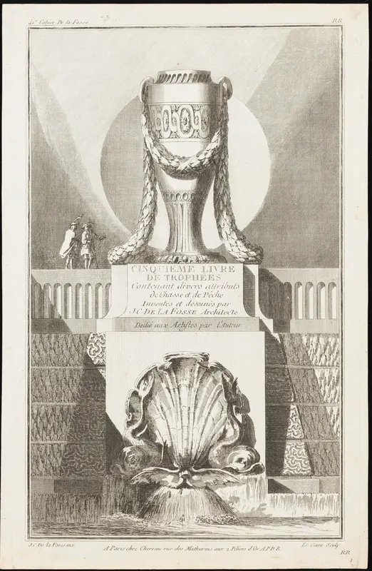 Title page from Cinquieme Livre de Trophées Wall Art by Jean Charles Delafosse - High-Resolution Digital Print