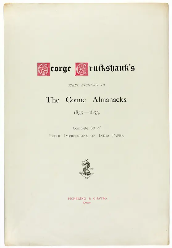 Title Page from George Cruikshank's Steel Etchings to The Comic Almanacks: 1835-1853