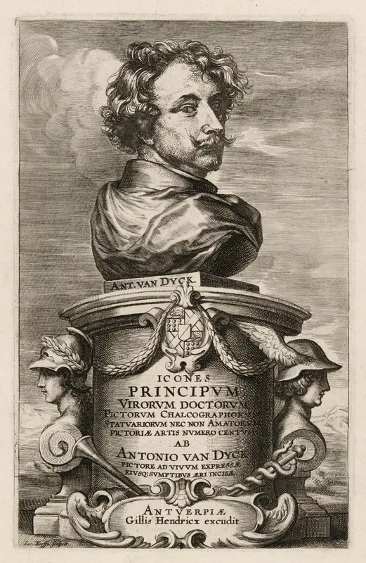 Title Page from the "Iconography" Wall Art by Jacques Neeffs - High-Resolution Digital Print