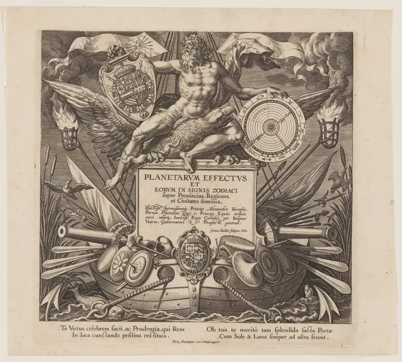 Title Page, from The Seven Planets