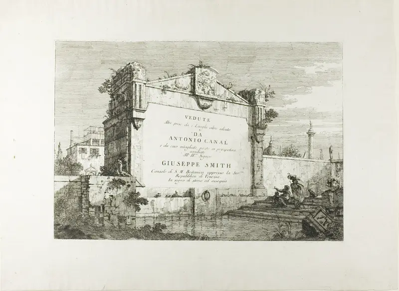 Title Page, from Vedute Wall Art by Canaletto - High-Resolution Digital Print