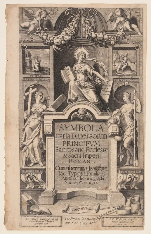 Title page to Symbola varia diversorum