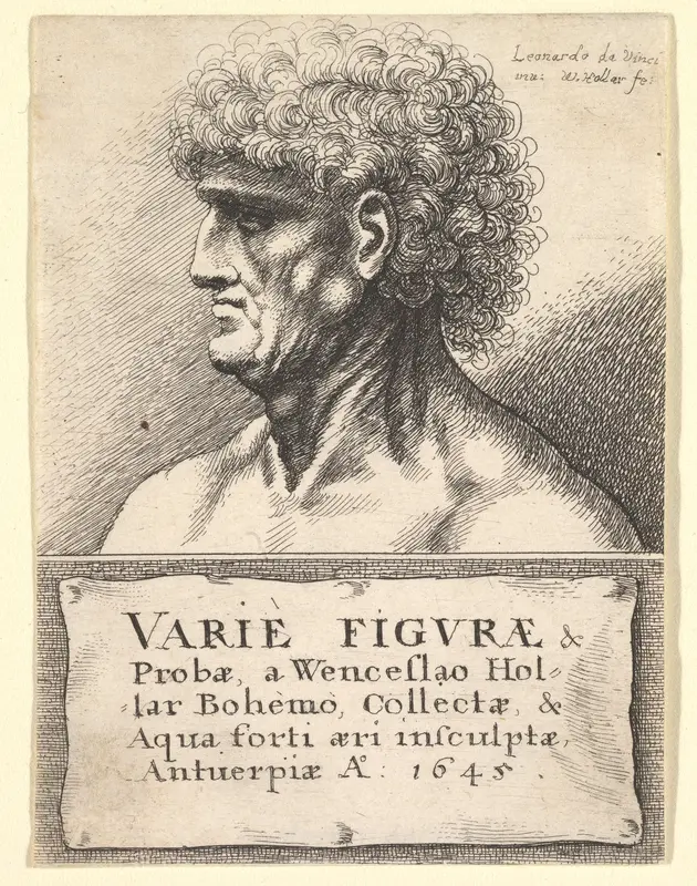 Title-page to "Varie Figuræ & Probæ" Wall Art by Wenceslaus Hollar - High-Resolution Digital Print