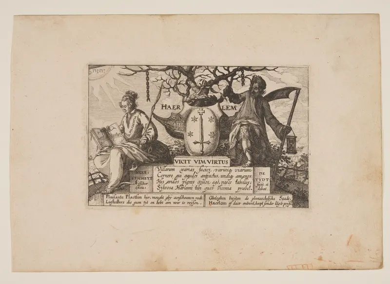 Title-plate, from Views in the Surroundings of Haarlem (Plaisante Plaetsen)
