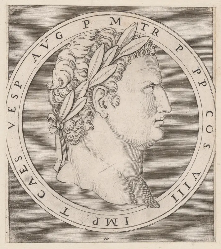 Titus, from The Twelve Caesars, from "Speculum Romanae Magnificentiae"