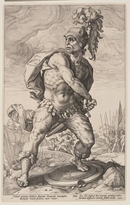 Titus Manlius Torquatus, from The Roman Heroes